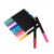 12pcs LED Board Fluorescent Marker PC Erasable Reusable Portable Pen