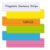 12Pcs Magnetic Sentence Strips for Teacher Supplies, 3” x 12” Ruled Word Magnetic Dry Erase Strips for Writing Words Classroom Learning Tool for Office School (6 Colors)