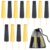 12 Pcs Pottery Sponges with Mesh Bag, 2 Density Sponge Sticks, Clay Sponges for Craft Details, Wooden Handles, for Sculpting, Molding, and Shaping