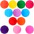 12pcs Reusable Dry Erase Round PVC Wall Sticker Dots