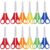 12 Pcs Scissors Handle Paper Scissors with Scale