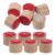 12pcs Vintage Round Wooden Stamps Set for Scrapbooking Pair