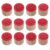12pcs Vintage Round Wood Stamps for Scrapbooking, of 12