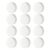 12Pcs White Polystyrene Foam Disks 3Inch Paintable Foam Circles for Painting Wedding Decorations School Project White Spume Globes