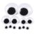 12 PCS Wiggle Googly Eyes Self Adhesive Black White(40 60 80 100 mm) for Crafts Doll Eyes Big Large Gaint Jumbo Sticky Fake Eye Balls for Decorating Small Eyeball Stickers Party Favors Supplies