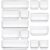 12 Piece Clear Drawer Organizer Set, 3 Sizes Bathroom Vanity Organizer Trays and Storage Bins for Makeup, Cosmetics, Jewelry, and Gadgets. Perfect for Office, Kitchen, Bedroom, Bathroom Use.