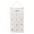 12 Pockets Hanging Wall Organizer | Space Saving Fabric Storage Bag for Dorm/Bedroom/Entryway | Easy Install Cute Wall Hanging with Hooks for Small Items (A)