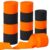 12 Rolls Halloween Crepe Paper Streamers for Halloween Day Decorations, Hanging Party Backdrop, 82 Feet/Roll (Orange, Black)