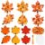 12Set Fall Maple Craft Kit DIY Autumn Button Hanging Ornaments Decoration