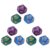 12 Sided Dice Durable Set with 9pcs for Board Games Teaching