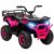 12V Kids ATV 4-Wheeler with Spring Suspension and LED Lights, Pink