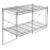 12″ x 24″ Chrome-Plated Wall-Mounted Shelf Kit, 200 lb Capacity