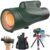 12×54 Monocular Telescope for Adults High Powered with Tripod and Phone Adapter, HD BAK4 Prism FMC Lens, Waterproof with Carrying Bag for Bird Watching Travel Sports