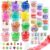 12 x 80 mL Big Slime Kit, 32 FL OZ Slime Includes 6 Butter & 6 Clear Crystal Slimes, 38 Pcs Slimes Pack with Charms & Jelly Cube Add-ins, Party Favors for Kids