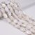 13-15×18-20mm Natural White Fresh Water Pearl Flat Oval Shape Beads