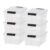 13.5 Qt. Plastic Storage Bins with Lids, Stackable Storage Containers, Totes, 6 Pack