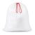 13 Gallon Drawstring Trash Bags, White Trash Can Liners, 24″ x 28″