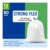13 Gallon Tall Kitchen Trash Bags with Drawstring Closure, White Garbage Bags, Mint Scent, Household Waste Bags for Kitchen, Office and Home, 80 Count