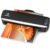 13 inch Heavy Duty Thermal Laminator Machine, 4-Roller, 3-10 Mil, 60S Warm-up, A3 Commercial Laminating Machine with 50 Sheets for Home, Office, School, Crafts Use (Gray Black)