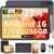 13 inch Tablet with Keyboard – 2026 Gemini AI Android 16 Tablet,Black Case
