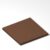 13 Piece Tile 6×6 with Bottom Tubes, Textured Surface, Brown, Compatible with Lego Parts 10202