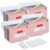 13 Pockets Accordion File Organizer, Expanding File Folder Portable Monthly Paper Bill Tax Receipt Organizer, Home Office Document Holder with Labels and Transparent Pages, A4/Letter Size White 4 Pack