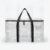 13 x 3.3 x 1.6 Inch Zippered Storage Bag, PP Laminated Woven Fabric Container for Closet Organization and Seasonal Clothes