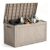 140 Gal Outdoor Storage Box Waterproof Lockable,Deck Box,Gas Lift,Grey