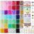 1425Pcs Glass Beads for Jewelry Making, 36 Colors Bracelet Making kit