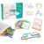 142pcs Wooden Pattern Blocks Montessori Smart Sticks Wooden Tangram Puzzle STEM Toy Activities Preschool Brain Teaser Montessori Toys Gift for 3 4 5 Years Old Kids Boys Girls