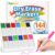 144 Pack Dry Erase Markers Fine Tip, White Board Markers Dry Erase for Kids