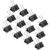 144 Pcs Small Binder Clips 0.75 Inch Black Paper Clamps for Office School Supplies Document Organizer Bag Clips 5/16 Inch Capacity for Home use