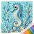 14CT Beginner Embroidery Kit Stamped Cross Stitch Ocean