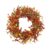 14 Inch Fall Door Wreath, Artificial Harvest Large Handmade Front Door Wreath with Berries and Maple Leaves,Thanksgiving Orange Fall Door Wreath for Outdoor Wall Indoor Farmhouse Home Decoration