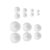 14 White Foam Balls for DIY Crafts and Decor