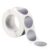 1500pcs 1 Inch Silver Scratch Off Stickers Round Labels for Party Favors DIY Cards