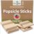 1500 Pcs Popsicle Craft Sticks Ice Cream Sticks Natural Wood – Waxing Sticks – Eco Friendly – Pop Sticks for DIY Crafts – Popsicle Craft Sticks 4.5 inch Length Treat Sticks Ice – Made in Chile
