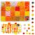 1500pcs Thanksgiving Fall Beads Charms for Jewelry Making, Bracelets Beads Kit with Autumn Theme Maple Leaf Pumpkin Clay Beads Pearl Star Spacer Beads for Thanksgiving Theme Accessories DIY