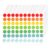 1500 PCS Writable Color Coding Dot Stickers, 6 Colors, 3/4 Inch