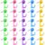150Pcs Colorful Push Pin Hooks Cute Thumbtack Hooks for Bulletin Board