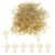 150 PCS Cross Paper Clips, Fun Cute Paper Clips for Organize Office Documents, Fix Brochures (Gold)