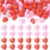 150Pcs Heart Map Pins Plastic Push Pins for Cork Board Map Use