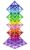 150Pcs Magnetic Building Sticks Blocks Toys, 2.3″ Length Magnet Educational Toys Set for Kids and Adult, STEM Building Toy 3D Non-Magnetic Balls with Storage Bag