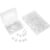 150pcs Transparent Round Push Pins for Office and Use and for Projects and Bulletin Boards