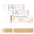 150 Sets Gift Certificate Book with Stub and Kraft Envelopes 11 X 3.25 Inch Vintage Gift Voucher Book with Serial Numbers for Salon Spa Retail Store Restaurant and Small Business (3, Red)
