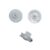15.5mm Belt Pulley 12 Teeth Plastic Gear Toy Accessories for STEM Model