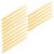 15 Pcs Hot Glue Sticks, 0.4 x 11.8 in / 1.1 x 30 cm, Yellow Transparent, Hot Melt Glue Sticks for Hot Glue Gun, Strong Adhesive, Secure Bonding, Heavy Duty Use