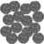 15 Pcs Large 10in Composition Notebook Paper Lanterns Composition Hanging Classroom Decorations Black and White Round Lanterns Ceiling Decor for Office School Graduation Baby Shower Birthday Party