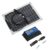15W 18V Monocrystalline Solar Panel Portable Kit with 10A Controller for Car Boat RV Charging (Solar +50A Controller)