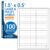 1.5″ X 0.5″ Matte White Return Address Labels (100 Sheets, 10000 Stickers)